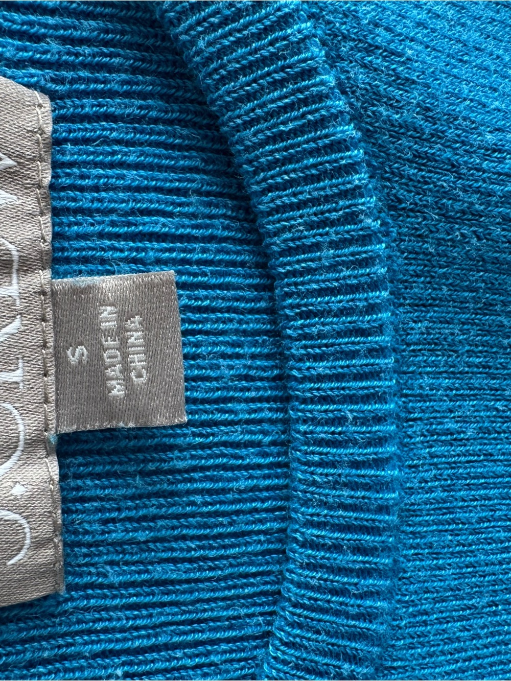 J. Crew Vibrant Blue Ribbed Tank - Picture 3 of 3